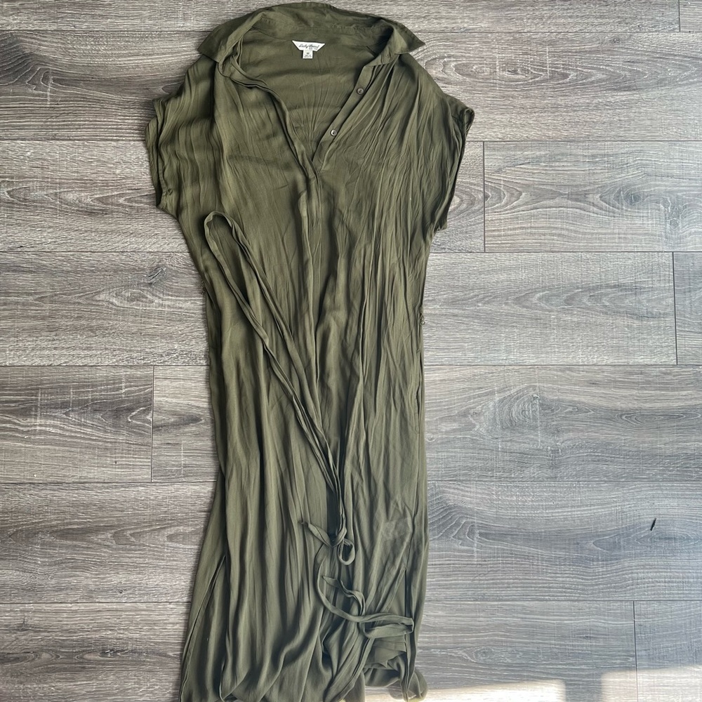 Lucky Brand d button-down dress, size M